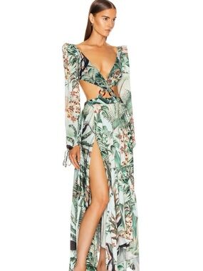 patbo palmeira netted beach dress | Dresses | Patbo Nwt Gown_for_Photo_Shoot VEL32918 Jovani 37080 Size 10 Size:29W X 28L